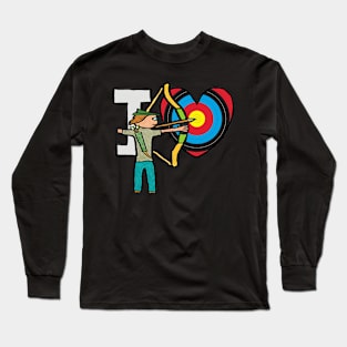 I Love Archery Long Sleeve T-Shirt